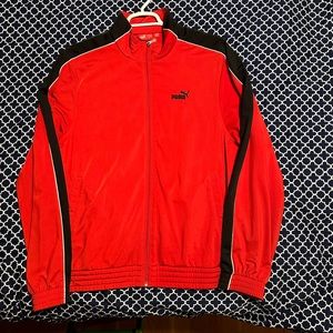 Puma Warm Up Jacket Red/black size XL